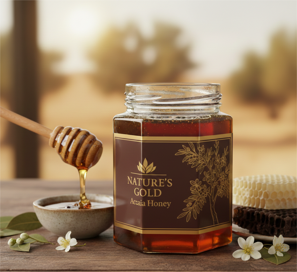 Nature’s Gold Acacia Honey