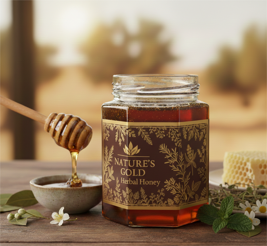 Nature’s Gold Herbal Honey